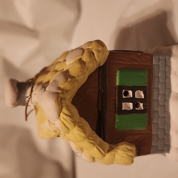 Festive Ornament Trio - Bear, House, and Snowman - Picture 6 of 9